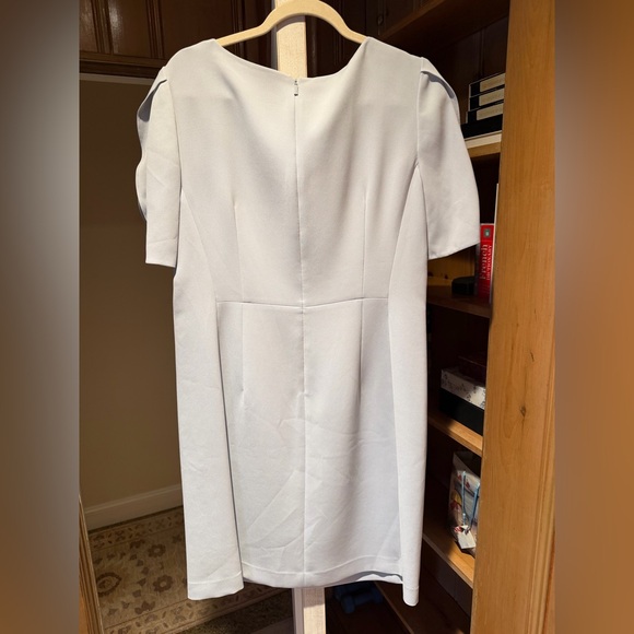 Lafayette 148 New York Soft Blue Midi Dress - Picture 2 of 3